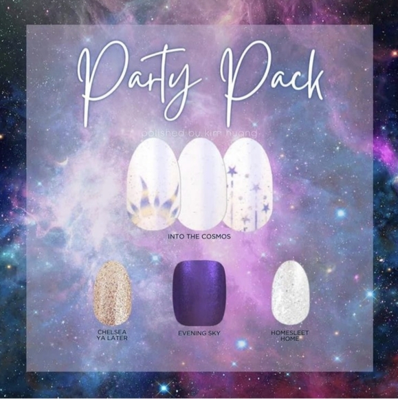 Relisting!Color Street LIMITED EDITION Evening Sky Purple Shimmer Pedicure - Picture 4 of 8